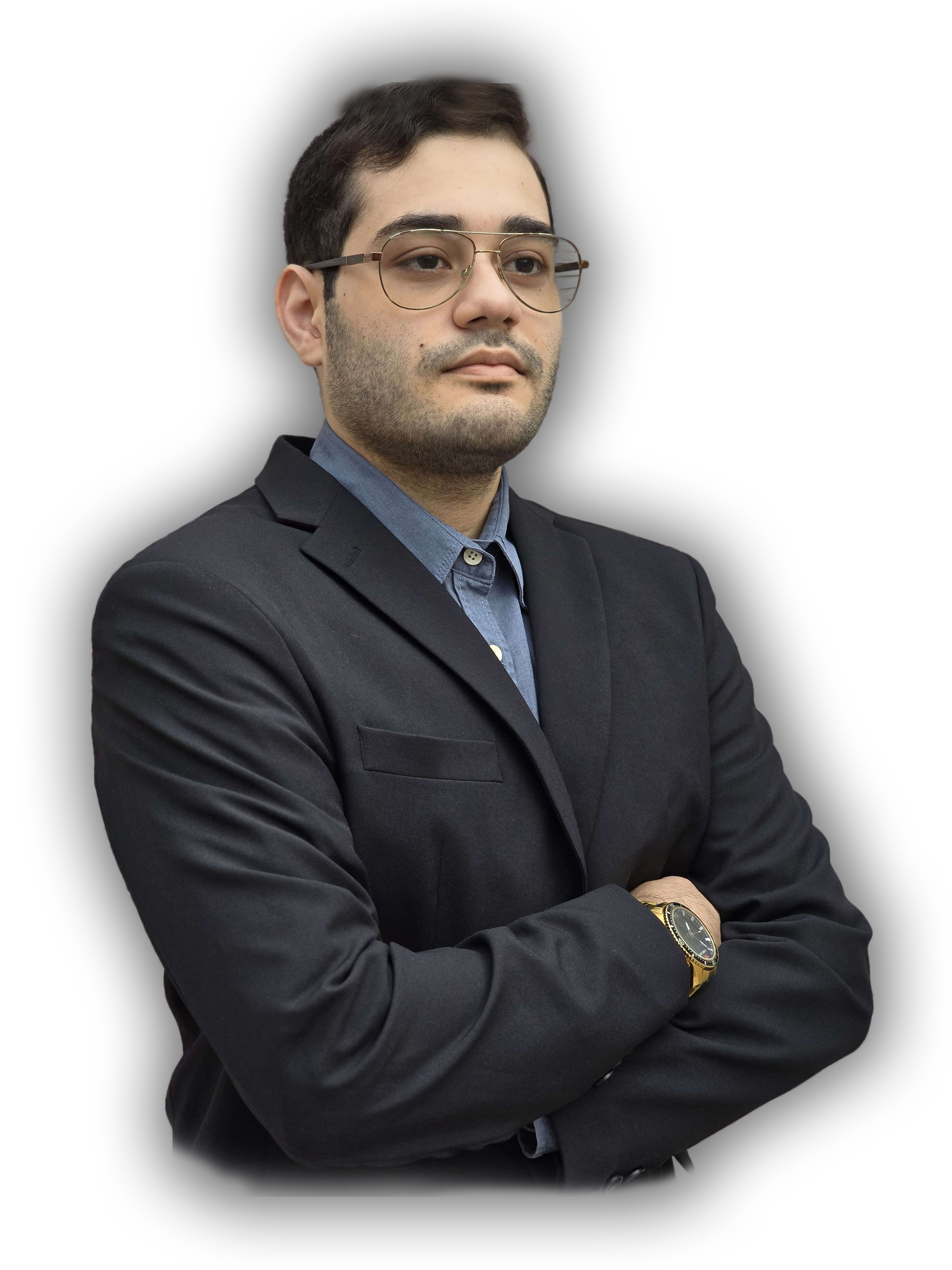 João Vítor em seu consultório